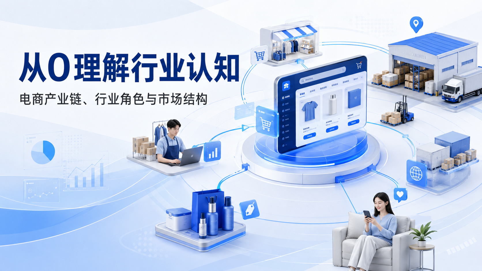 从0理解行业认知:电商产业链、行业角色与市场结构课程封面