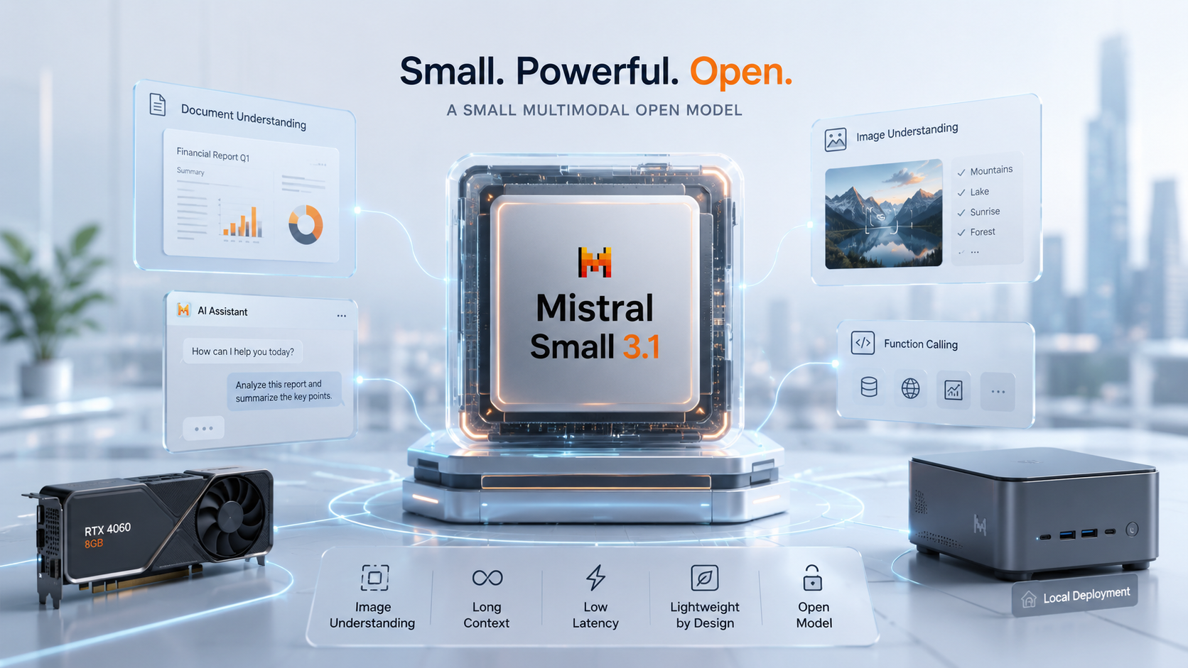 Mistral Small 3.1开放发布，小模型兼顾多模态与长上下文