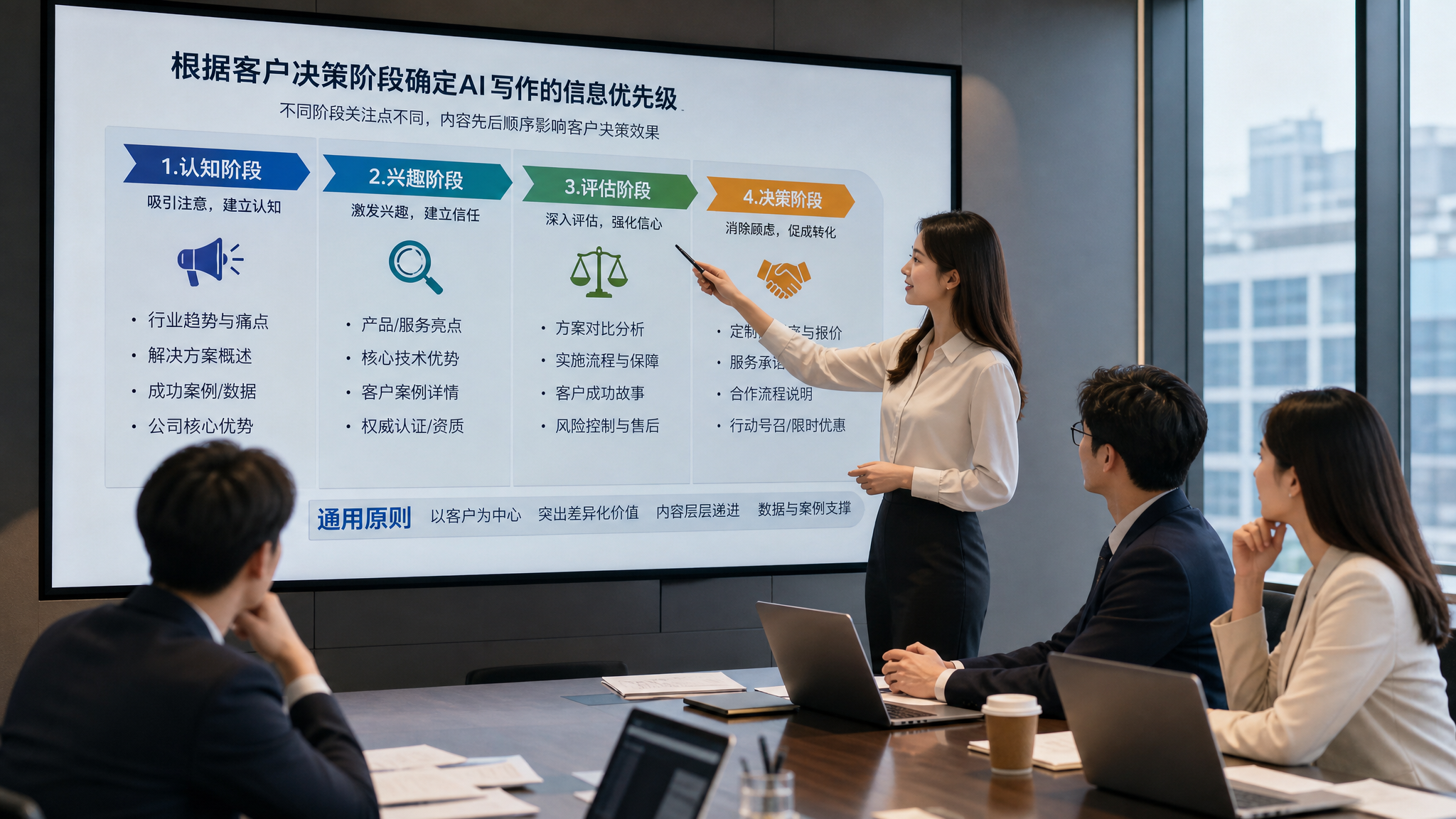 公司优势很多，宣传文章到底先写什么？关键在于客户处于哪个决策阶段