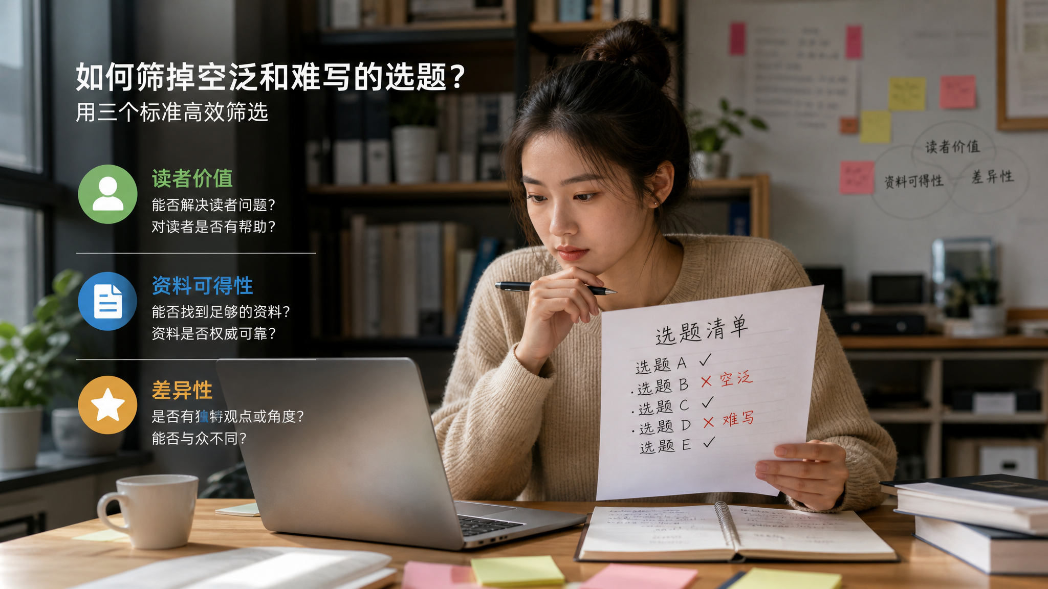 AI给了你一百个选题，真正能写的可能只有三个